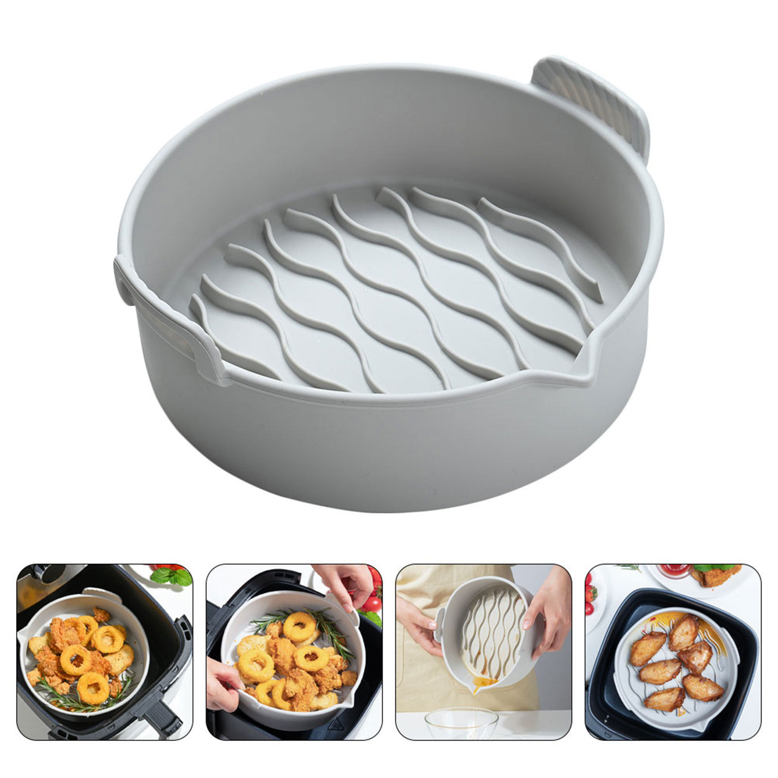 Air Fryer - Lapisan Silikon untuk Penggoreng Udara Rumah