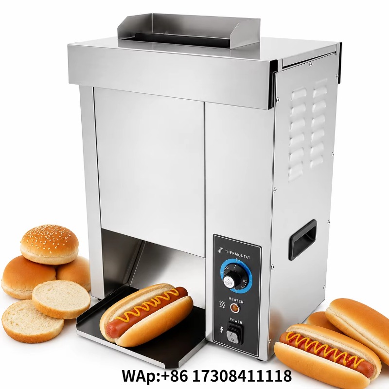 Toaster - Mesin Pemanggang Roti Hamburger Stainless Steel