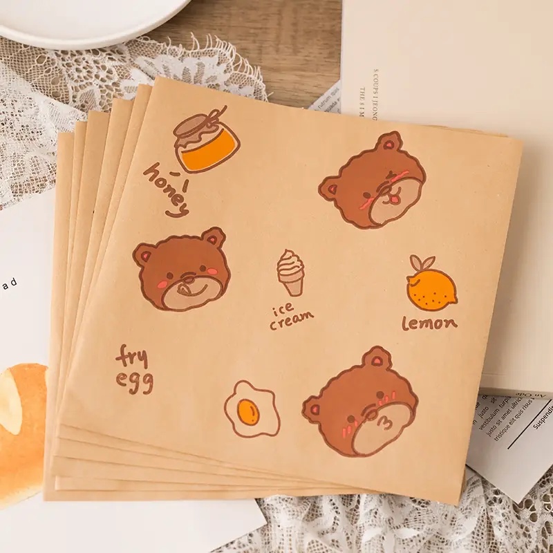 Microwave Oven - 100 Buah Kertas Pembungkus Sandwich Tahan