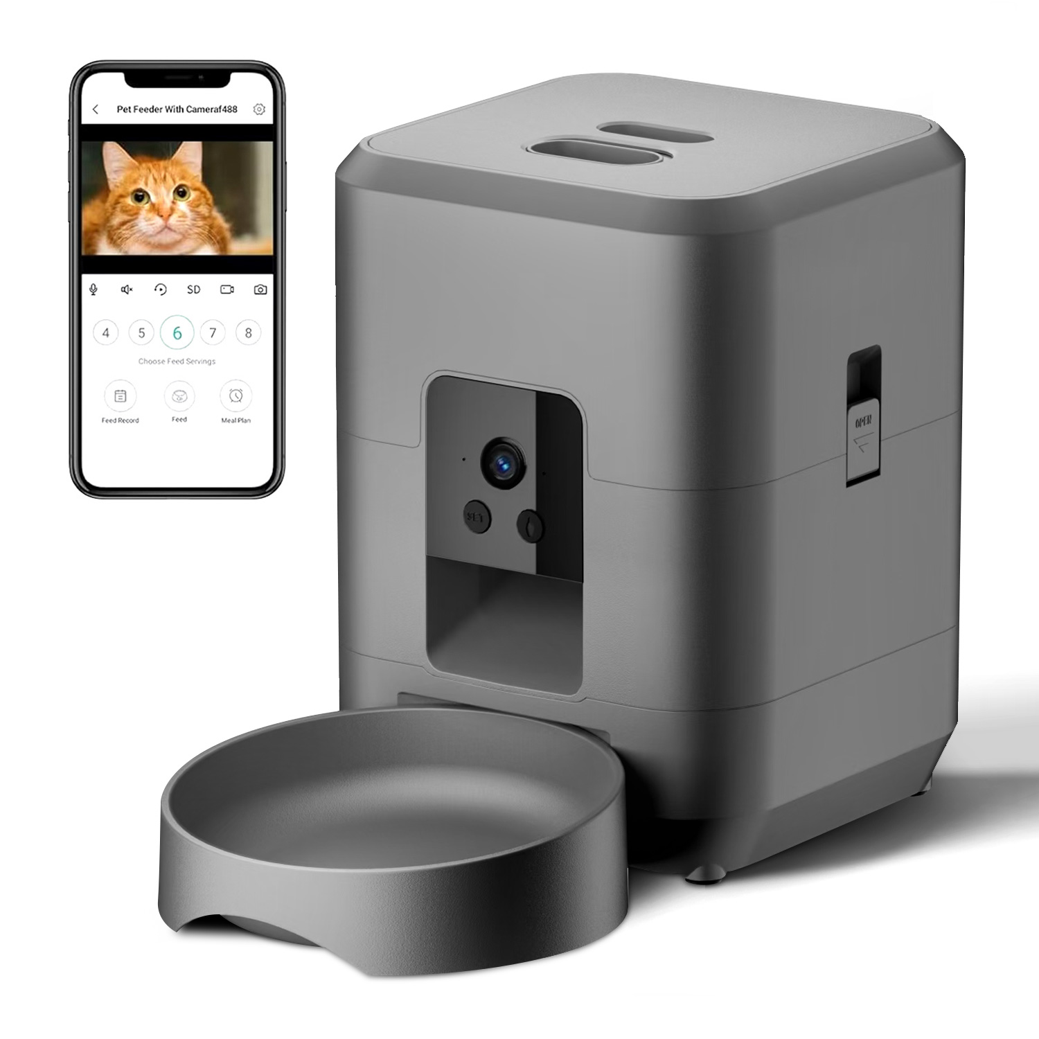 Kitchen Appliances Video - Pengumpan Otomatis Kucing Dengan Kamera, Pengumpan