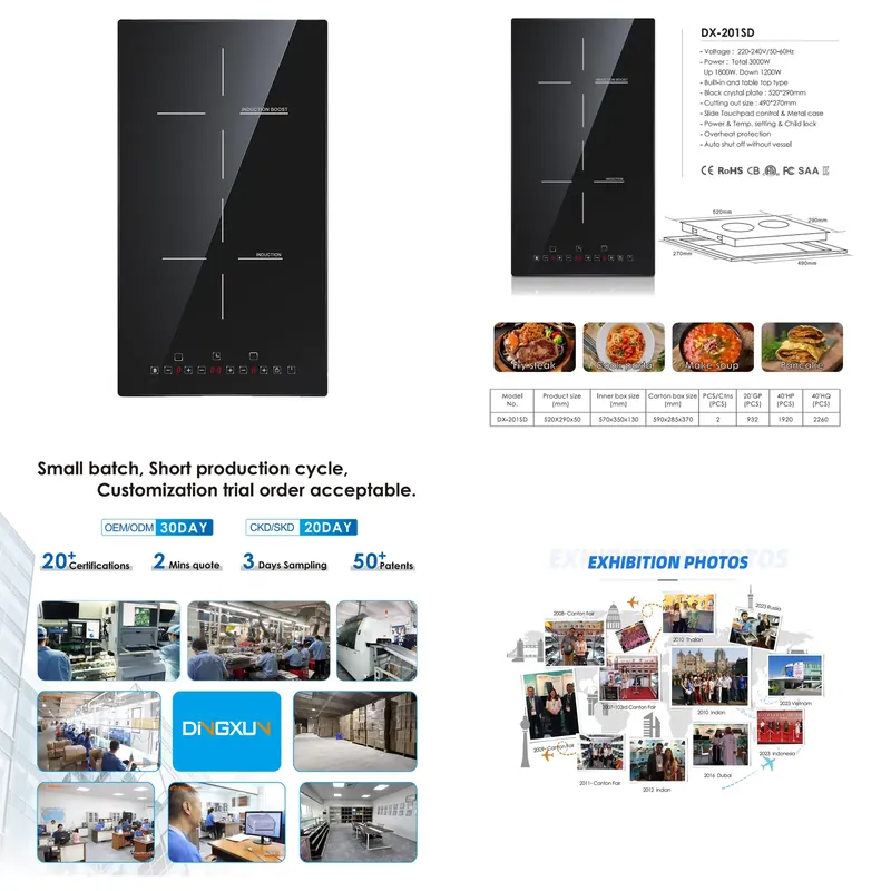 Induction Cooker - Kompor Induksi Listrik 2 Tungku Efisiensi
