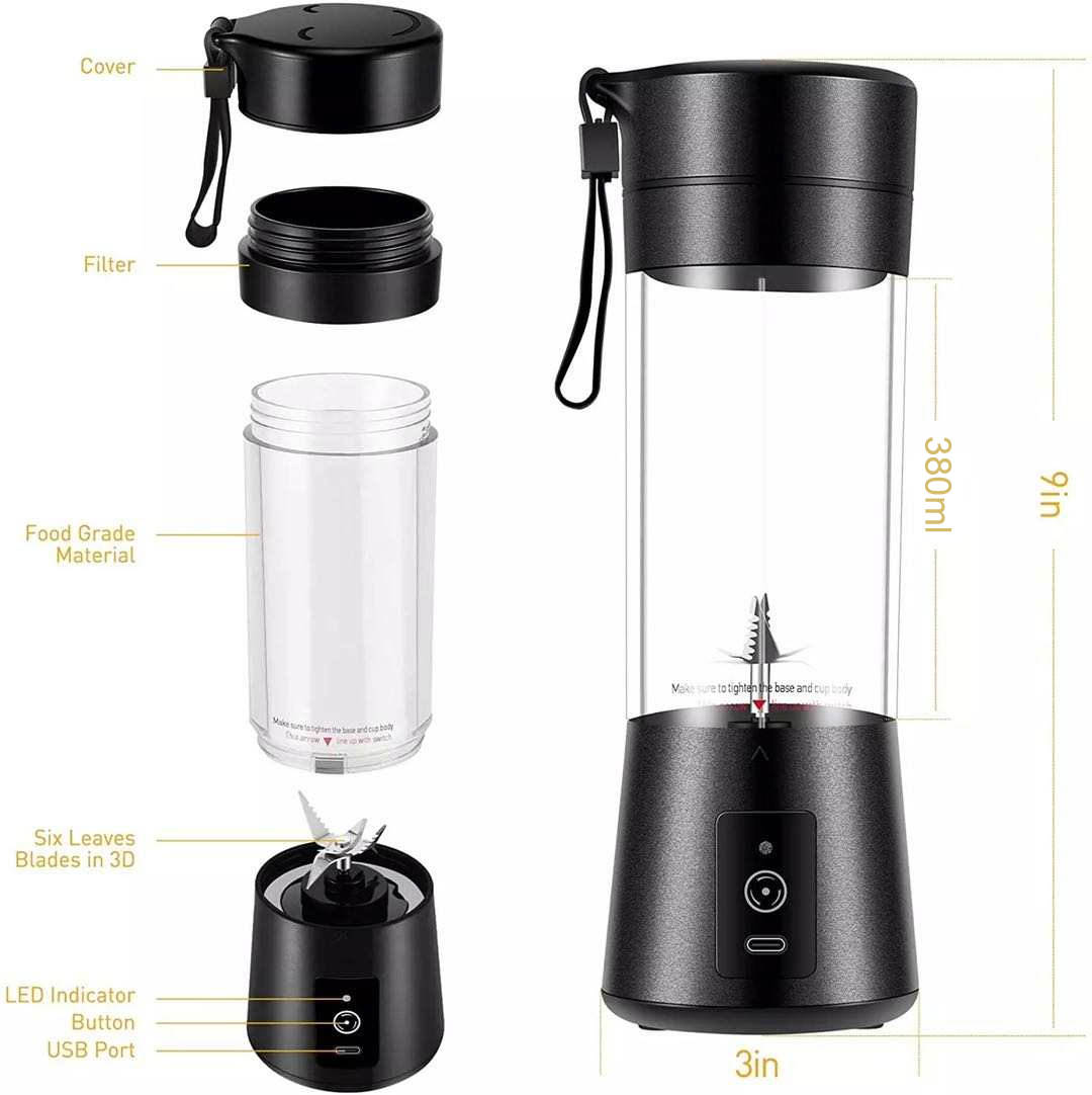 Blender Portabel USB 380ml, 6  - Kitchen Appliances In ulasan dan harga