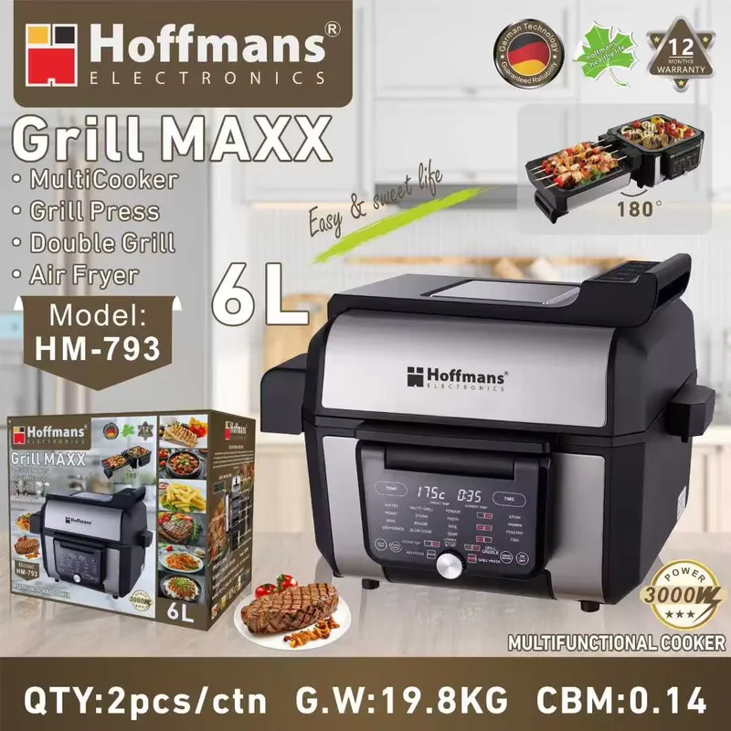Untuk Hoffmans 6L 3000W Penggo - Air Fryer ulasan dan harga
