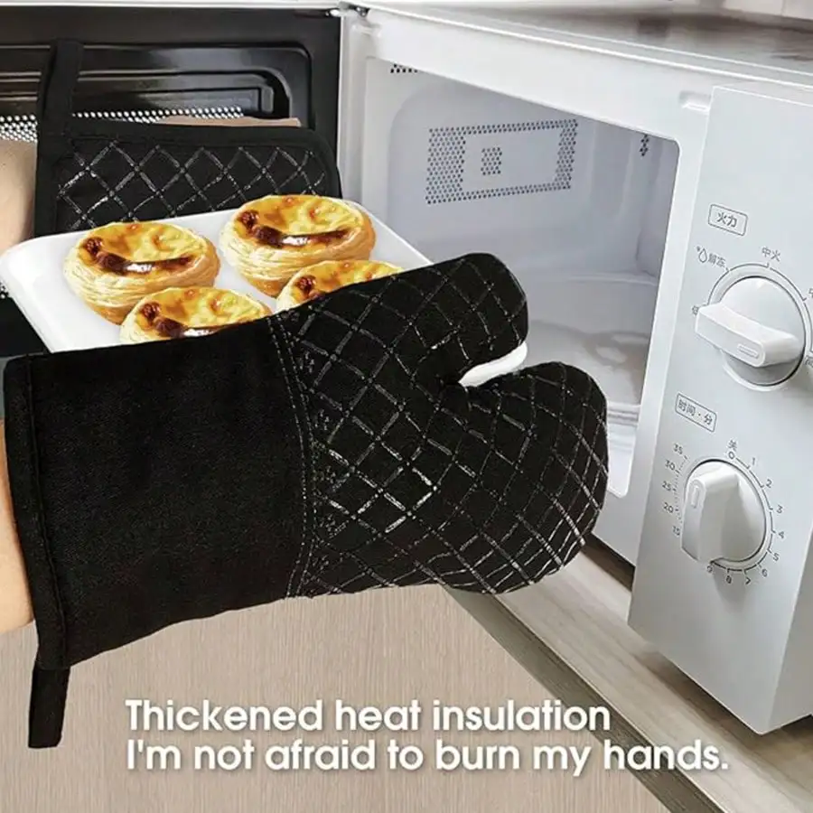 4 Pasang Sarung Tangan Silikon - Microwave Oven ulasan dan harga