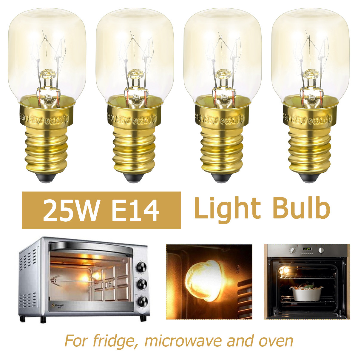 4 Buah Lampu Oven Microwave E1 - Microwave Oven ulasan dan harga