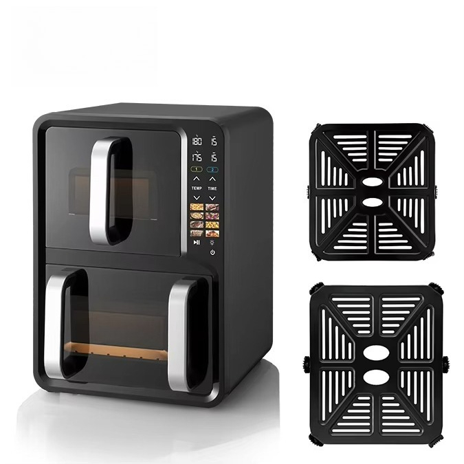 Penggoreng Udara Dua Ruang 12L - Air Fryer ulasan dan harga