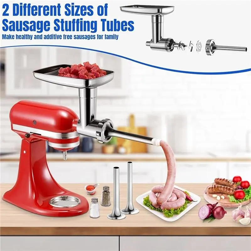 Alat Penggiling Baja Tahan Kar - Stand Mixer ulasan dan harga