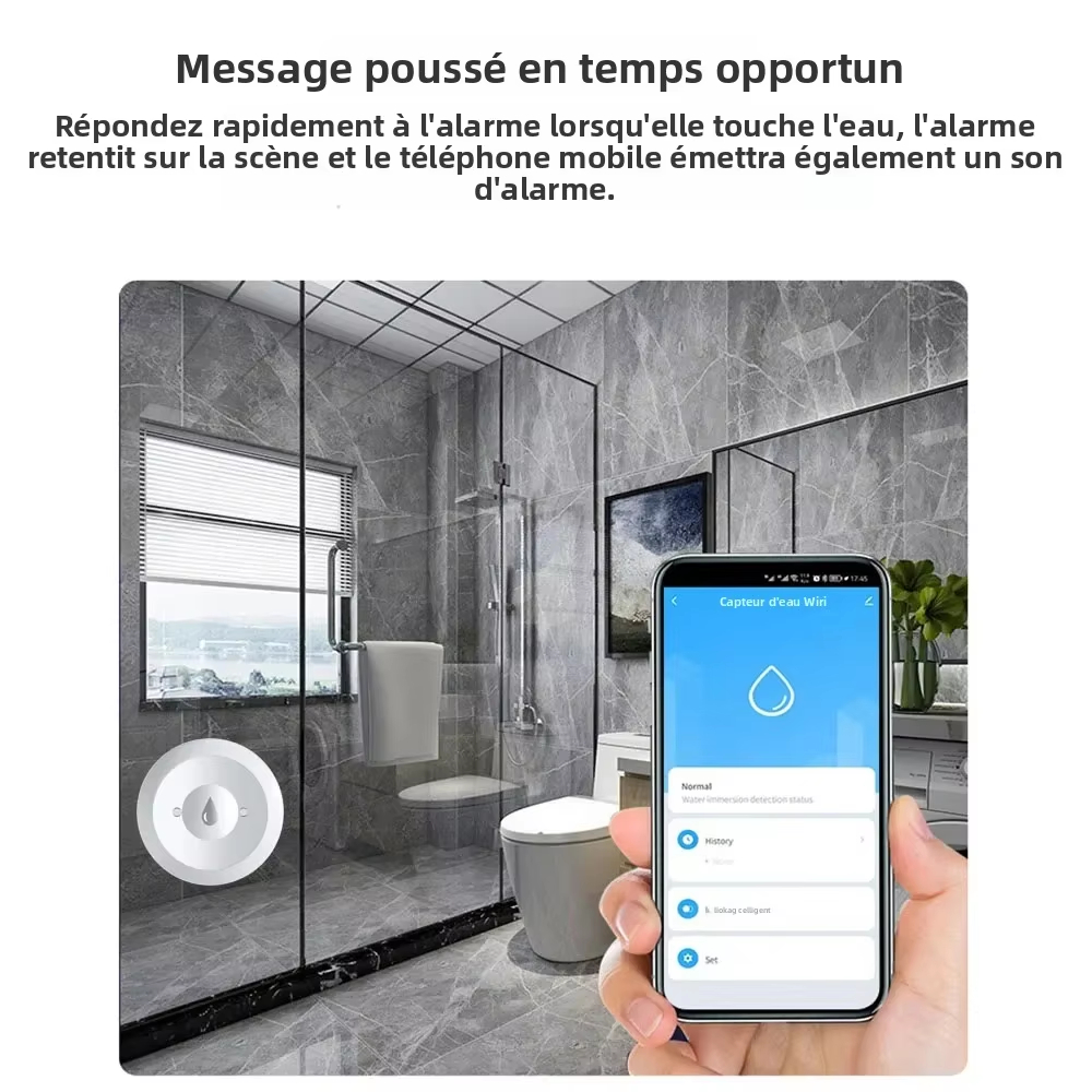 Sensor Kebocoran Air Pintar Tu - Kitchen Appliances Video ulasan dan harga