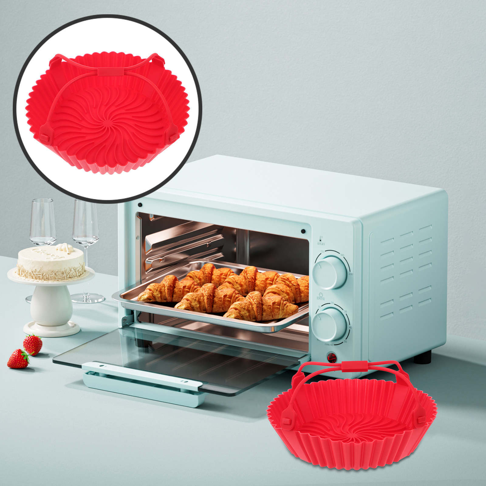 Nampan Silikon untuk Air Fryer - Air Fryer ulasan dan harga