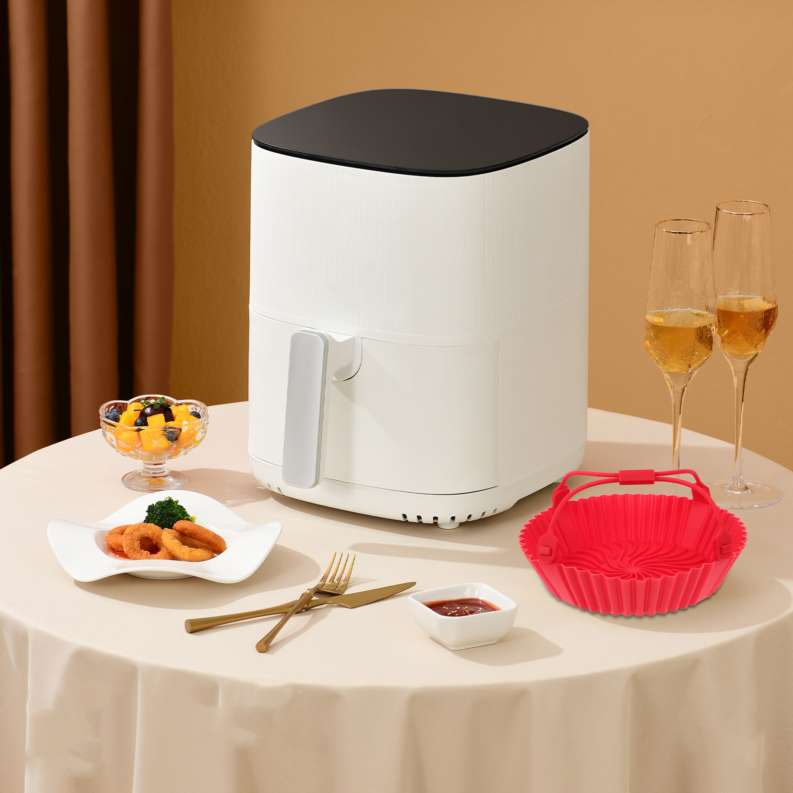 Nampan Silikon untuk Air Fryer - Air Fryer ulasan dan harga