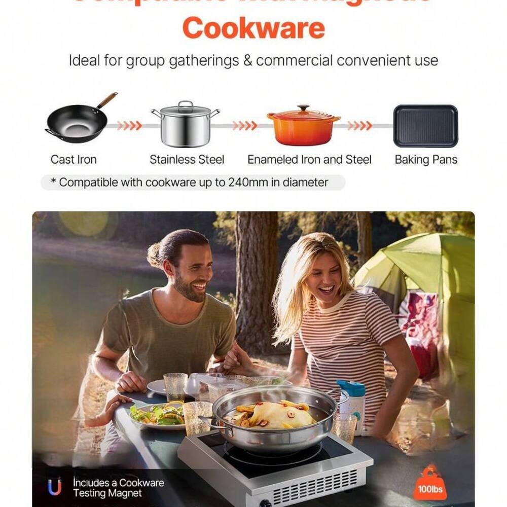Kompor Portabel, Pembakar Kome - Induction Cooktop Portable ulasan dan harga