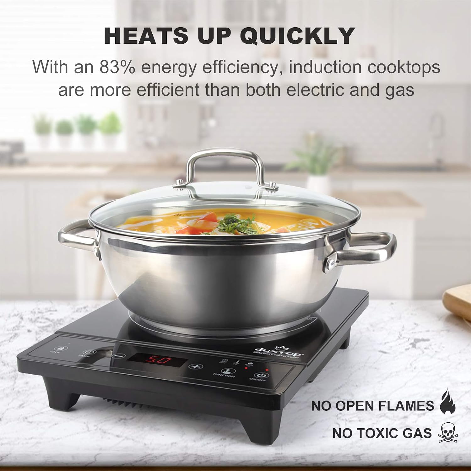 Kompor Induksi Portabel, Kompo - Induction Cooktop Portable ulasan dan harga