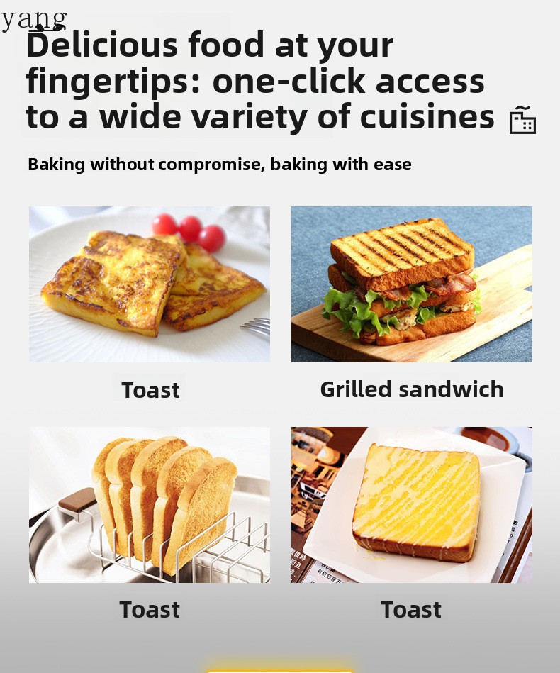 Pemanggang roti komersial YJQ  - Toaster ulasan dan harga
